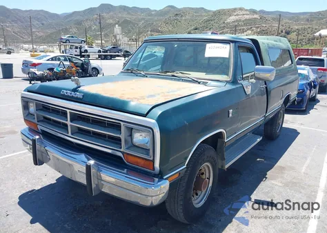 1989 Dodge W-Series W200 from USA, damaged, VIN 1B7KM26Z5KS144164